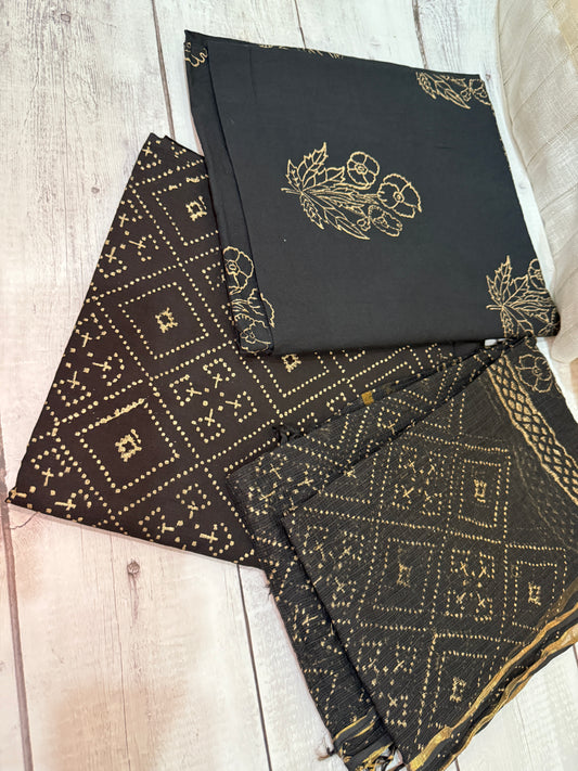 "Midnight Blossom Drape"