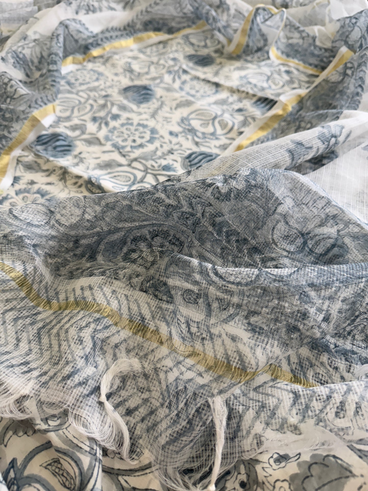 "Frosted Indigo Bloom"