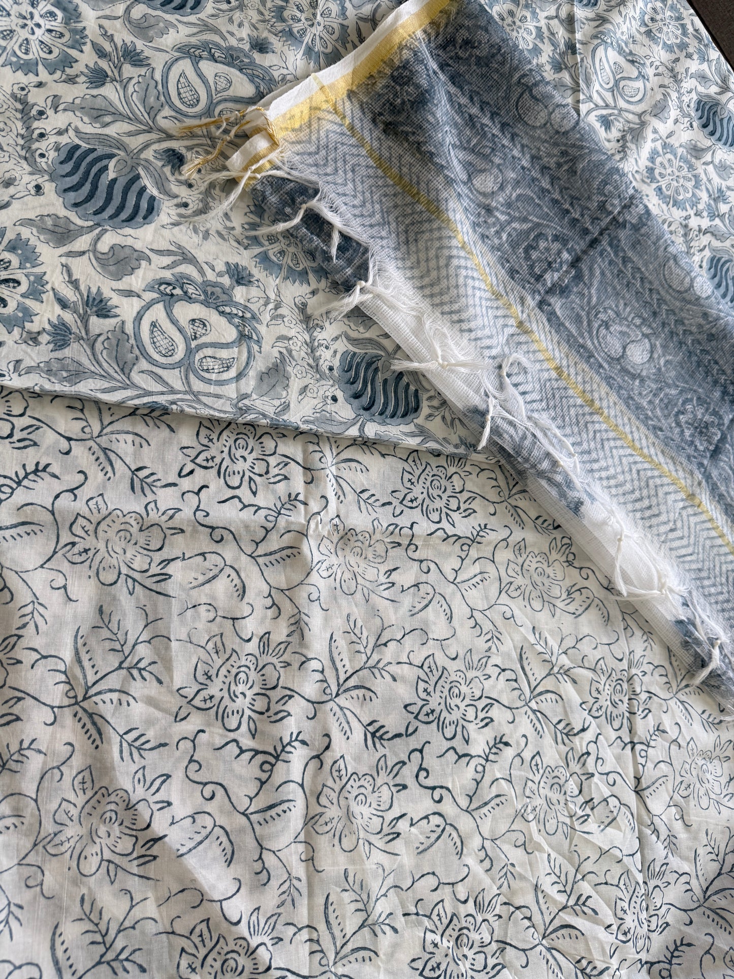 "Frosted Indigo Bloom"