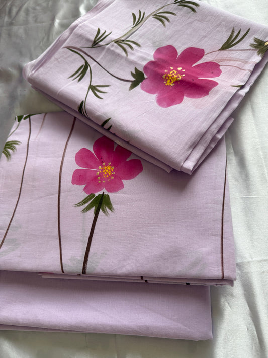 Cotton Suit Sets with Cotton Dupatta