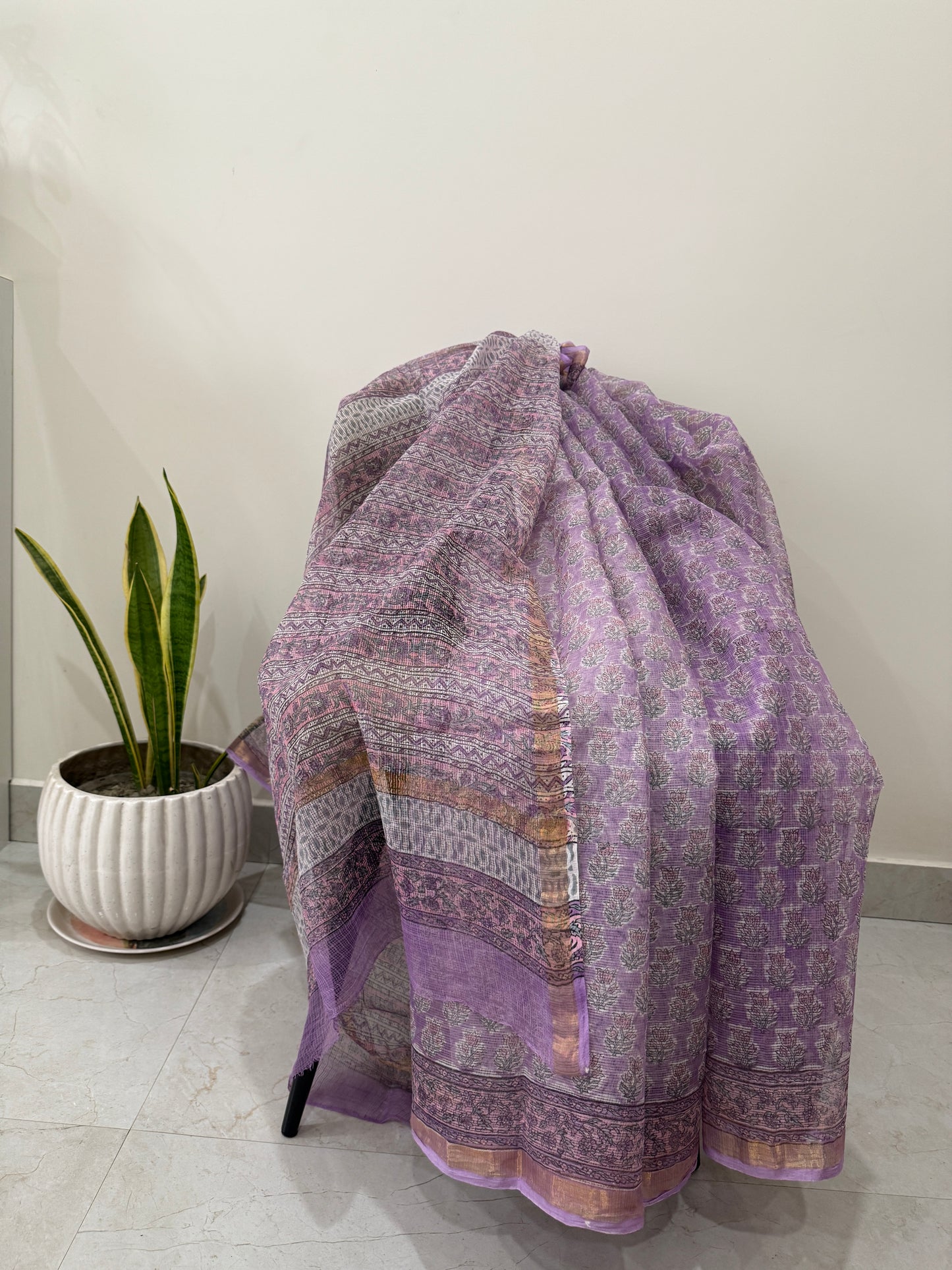 "Lilac Heritage Veil"