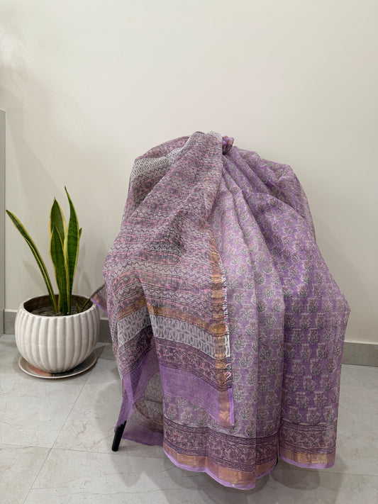 "Lilac Heritage Veil"