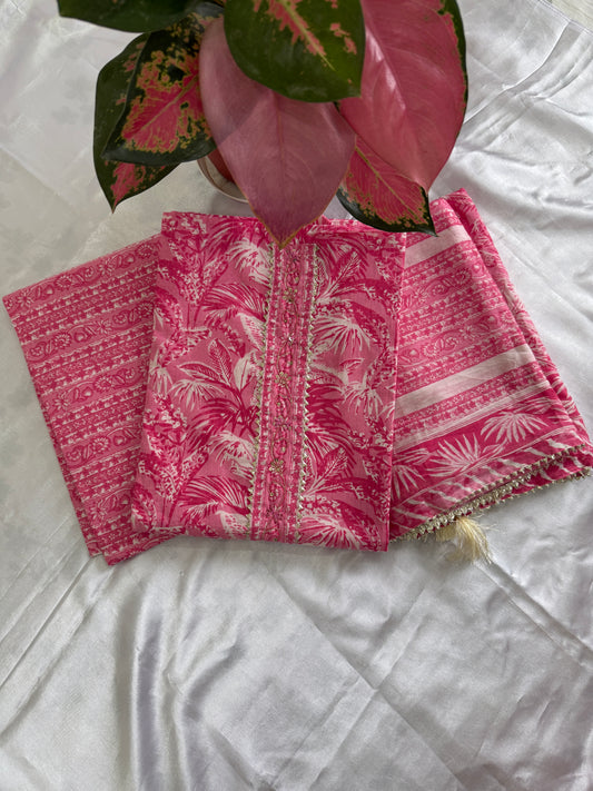 "Pink Palm Breeze"